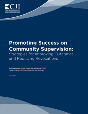 Promoting Success on Community Supervision: Strategies for Improving ...