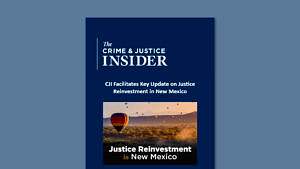 The Crime and Justice Insider mockup for quarter four. Link to full newsletter.